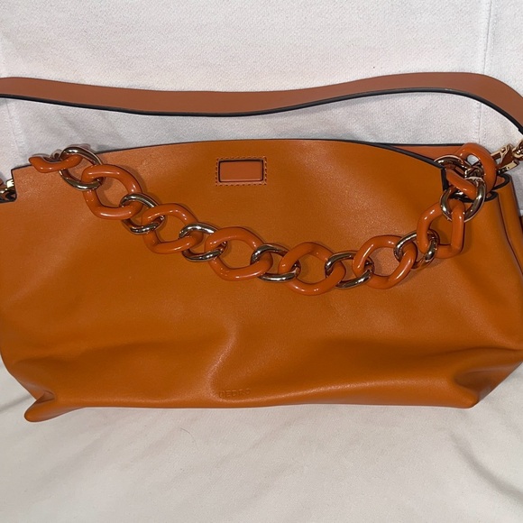 Pedro Handbags - Chic Orange Chain Shoulder Bagq
